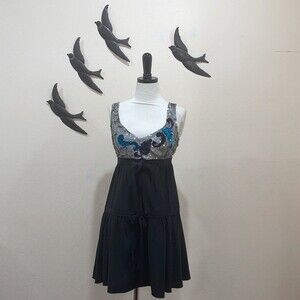 M Missoni Black Silk Silver & Purple Sequin Cocktail Dress - 2 -New Year's Eve!